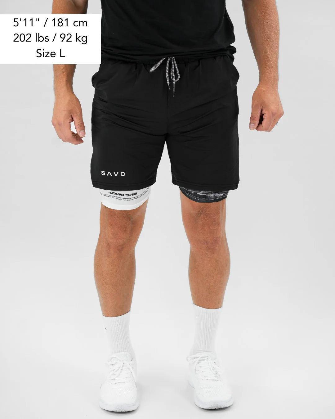 John 3:16 the Cross Performance Shorts