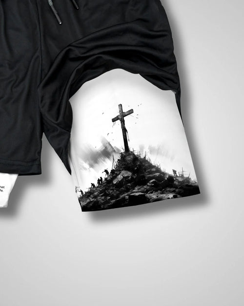 John 3:16 the Cross Performance Shorts